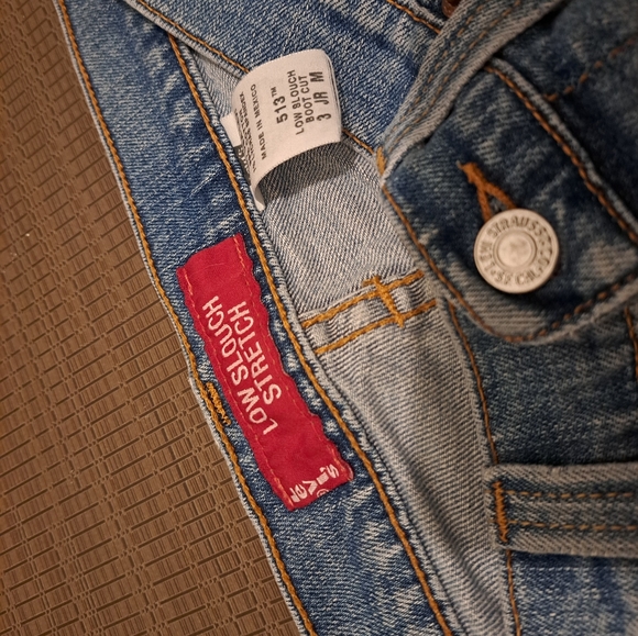 Women's Levi's Blue Jeans Size 3 - Picture 2 of 3